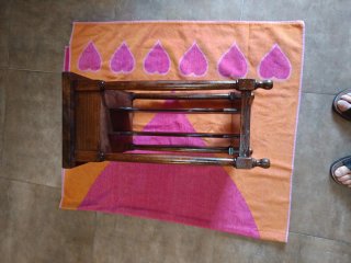 Mesita Auxiliar Antigua Madera
