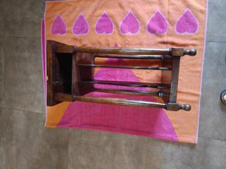 Mesita Auxiliar Antigua Madera