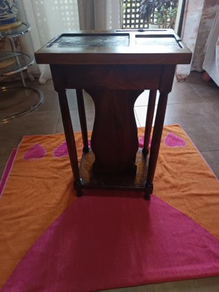 Mesita Auxiliar Antigua Madera
