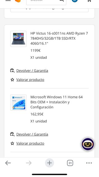 HP Victus Ryzen 7 7840HS 32GB RAM 1TB SSD