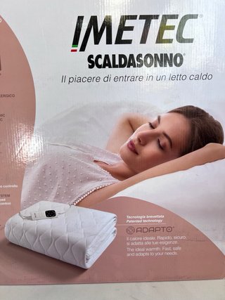 Imetec Scaldasonno Calentador Cama 195x90cm