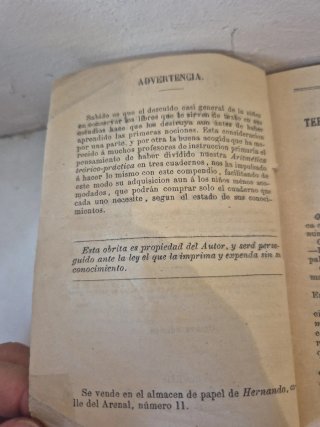 Gramática Castellana 1869 - 3er Cuaderno