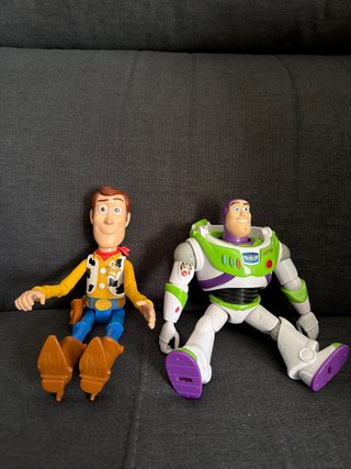 Muñecos Woody y Buzz Lightyear Toy Story
