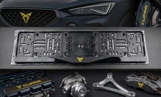 2 Porta matrículas Cupra