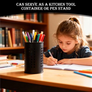 2 Pezzi Supporto Utensili Cucina Nero