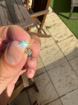 Pendientes Oro blanco y diamantes Mujer