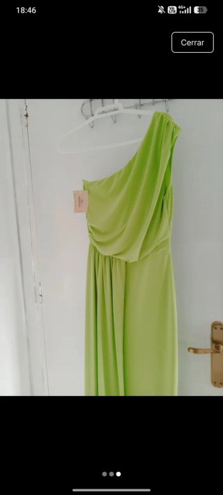 Vestido verde de fiesta