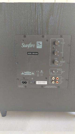 Subwoofer Sunfire 12 Negro