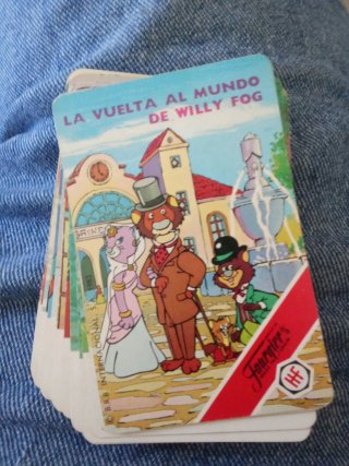 Juego 33 Cartas Willy Fog Fournier 1983