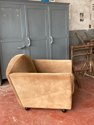 Conjunto de 2 butacas de ante