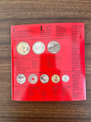 Colección Monedas Española Curso Legal 1994