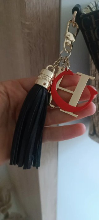 Bolso Carolina Herrera CH Beige y Marrón