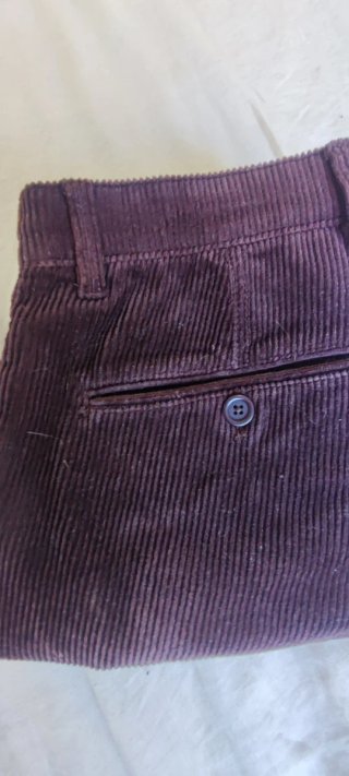 Pantalón pana Mango elástico tobillo