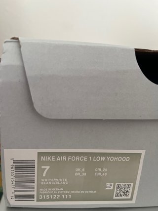 Nike Air Force 1 Talla 40 Blancas Nuevas