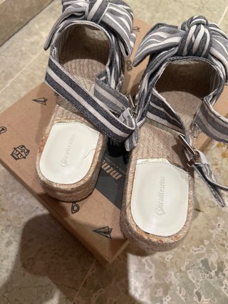 Sandalias Stradivarius Lazos Rayas