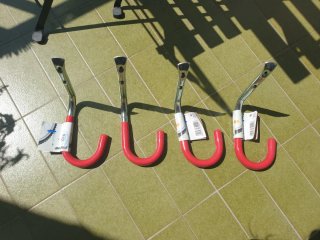 4 Ganchos para Bicicleta