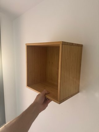 Estantería Cubo EKET Ikea Bambú Descatalogada