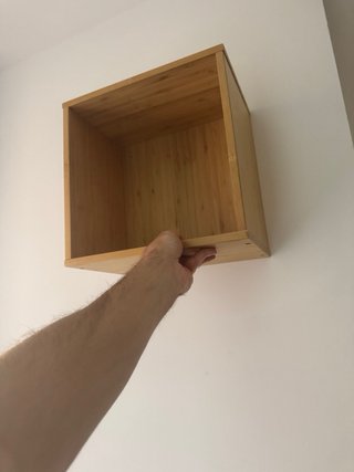 Estantería Cubo EKET Ikea Bambú Descatalogada