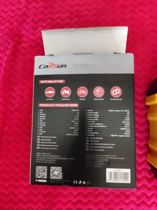 Inflador de aire para coche
