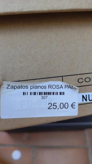 Zapatos Oxford Rosa Talla 40 H&D