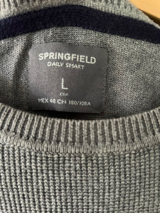 Jersey Springfield Gris Talla L