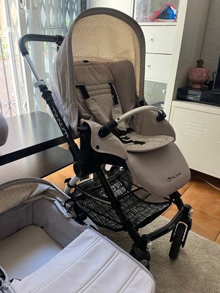 Carrito Bebé 3 Piezas:Silla, Capazo y Maxicosi