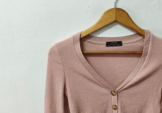 Cárdigan rosa Bershka mujer Talla XS
