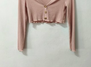 Cárdigan rosa Bershka mujer Talla XS