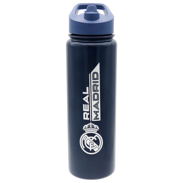 Botella Acero Inoxidable Real Madrid Negra