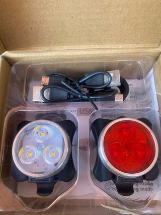 Luces LED para Bicicleta (Delantera y Trasera)