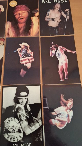 Cartoline (18) Axl Rose Guns N' Roses
