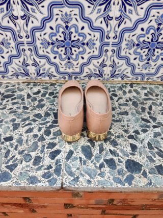 Zapatos Modare Ultraconforto Rosa y Dorado