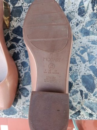 Zapatos Modare Ultraconforto Rosa y Dorado
