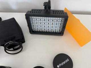 Kit objetivos de cámara y focos