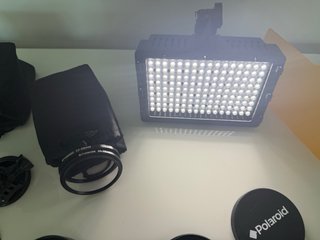 Kit objetivos de cámara y focos