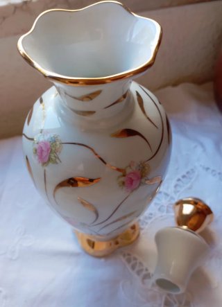 Tibor Porcelana Vintage ASMAZ Oro