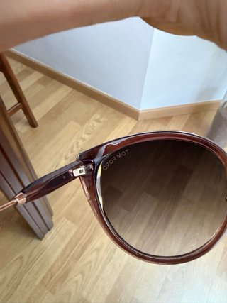 Gafas de sol Tom Ford Marrón y Dorado Mujer