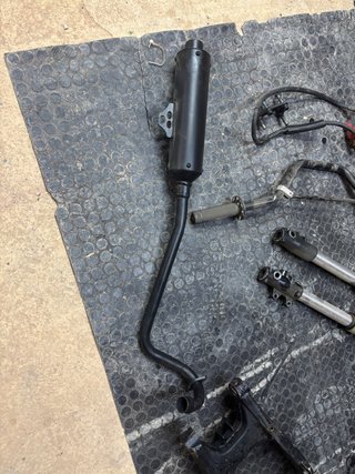 Tubo de escape Pit Bike