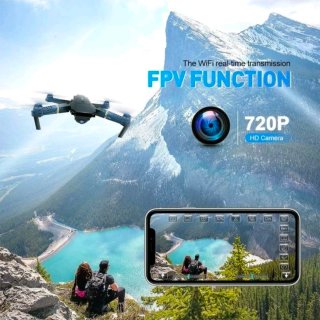 Mini Drone Pieghevole Telecamera Wifi Telecomando