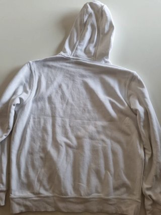 Felpa Nike con Cappuccio Bianca Taglia XL