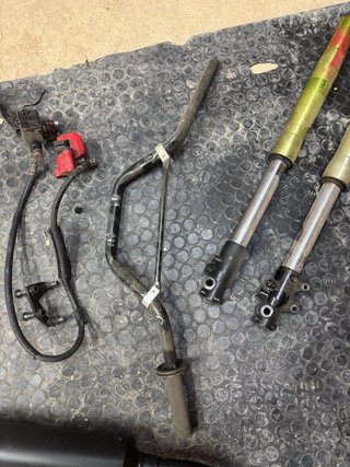 Manillar pit bike