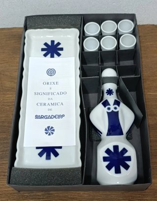 JUEGO DE LICOR N°1 DE PORCELANA SARGADELOS
