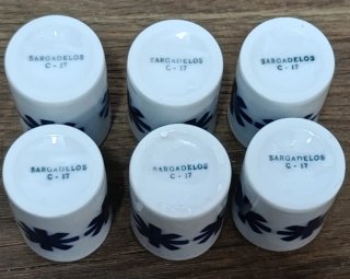 JUEGO DE LICOR N°1 DE PORCELANA SARGADELOS