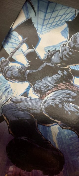 Absolute batman #7 DAVID FINCH foil variant SIGNED
