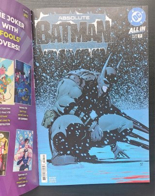 Absolute batman #7 DAVID FINCH foil variant SIGNED