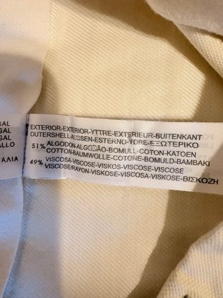 Pantalón vestir mujer Massimo Dutti color crema