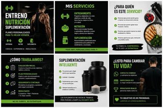 ENTRENADOR PERSONAL + NUTRICIÓN + SUPLEMENTACION