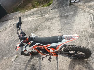 Pit Bike Roan XL 125cc Naranja/Blanca