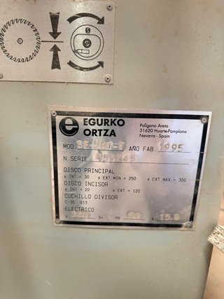 Escuadradora Ortza SE260 T