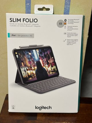 Funda Teclado Logitech Bluetooth iPad 10